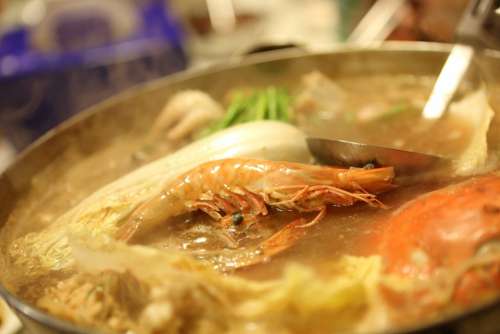 Haemultang Food Shrimp Seafood Eat Dining