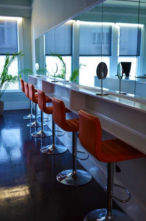 Hair Salon Spa Salon Seats Chairs Mirror