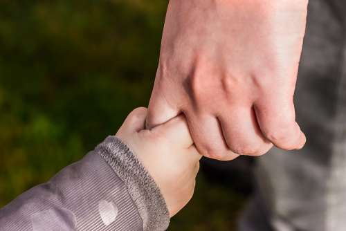 Hands Child'S Hand Hold Tight Toddler Hand