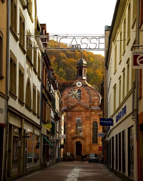 Heidelberg Historic Center Germany Architecture
