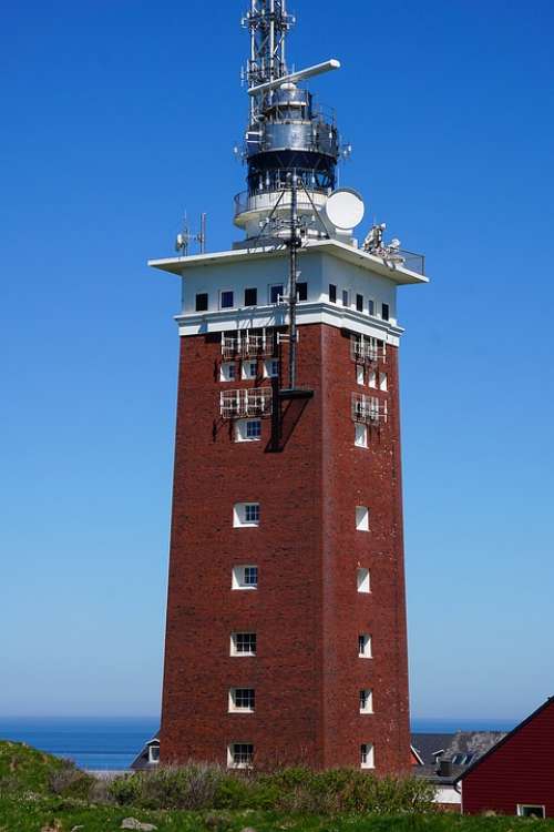 Helgoland Lighthouse Island Blue Tower