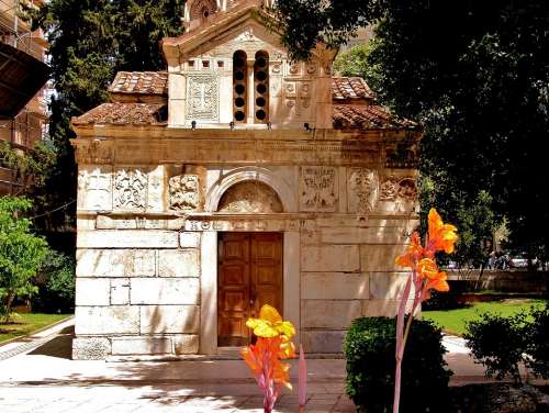 Hellas Athens Church Orthodox Building