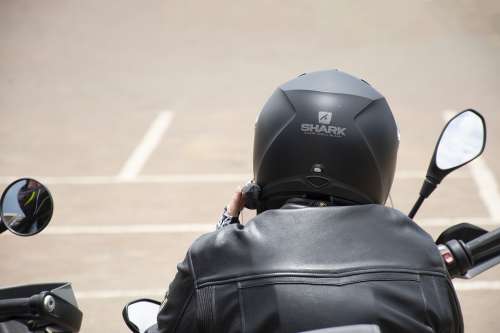 Helmet Rider Motor Motorbike Sport