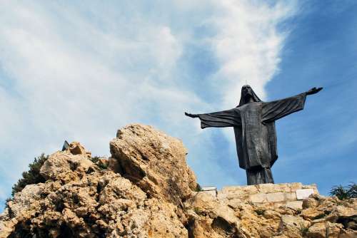 Hill Gozo Malta Europe Christ Jesus Tas Salvatur