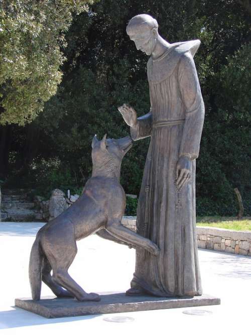 Holy Statue Dog Church Faith Christianity