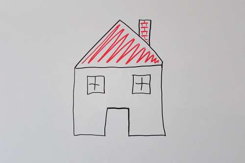 House Home Drawing Property Sketch