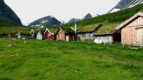 Houses Cottages Norway Nature Agriculture