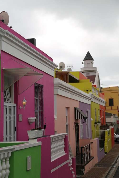 Houses Colorful City Bo-Kaap Cape Town S Africa