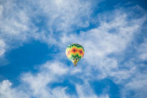 Hot Air Balloon Relaxation Tranquility Peaceful