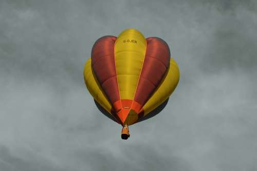 Hot Air Balloon Balloon Floating Flying Colour