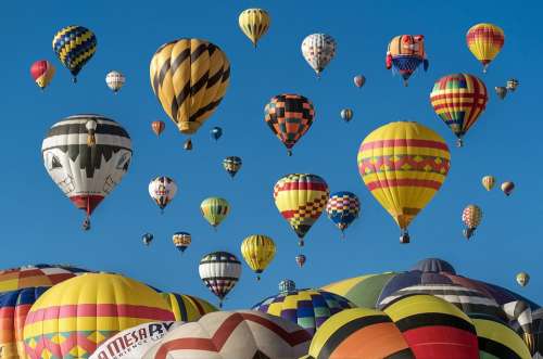 Hot Air Balloons Adventure Balloons Colorful