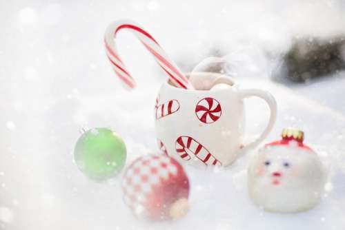 Hot Chocolate Snow Christmas Hot Drink Winter