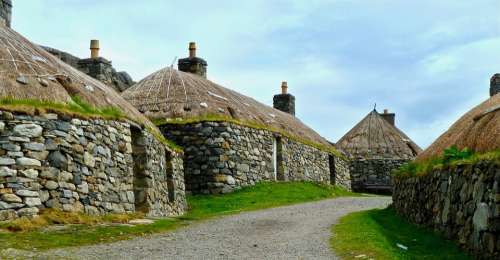 Houses Ancient Prehistoric Round Stone Traditional