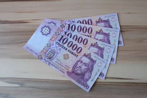 Huf Hungarian Currency Paper Money Bills