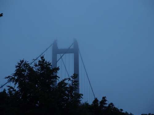 Humber Bridge Bridge Fog Suspension Humber