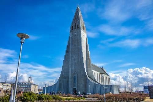 Iceland Reykjavik Hallgrímskirkja Hallgrims-Church