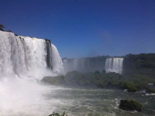 Iguazu Falls Water Paraná The Iguaçu River