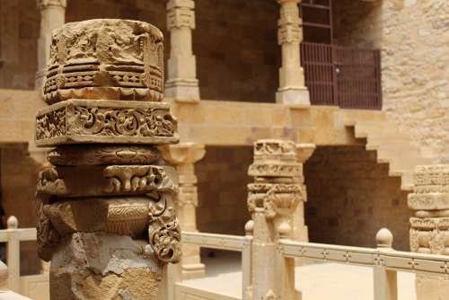 India Jaisalmer Architecture Palazzo Desert
