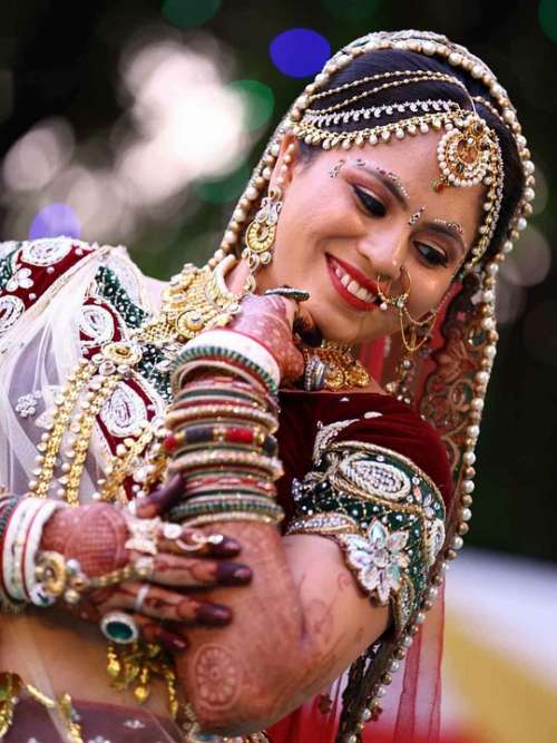 Indian Woman Jewelry Woman Indian Fashion Asian