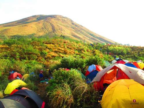 Indonesian Mount Ascent East Java Camp Tent