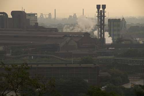 Industry Steel Metal Factory Ruhr Area Thyssen