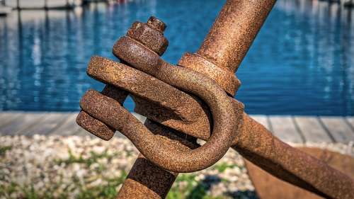 Iron Rust Anchor Eyelet Old Metal Rusted