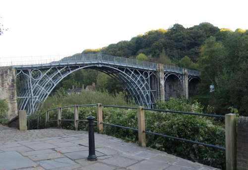 Ironbridge Shropshire England Bridge River Iron