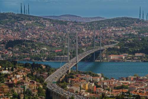 Istanbul Landscape Bridge Throat