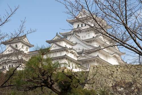 Japan Himeji Castle Wall