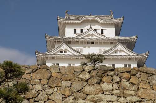 Japan Himeji Castle Wall Architecture