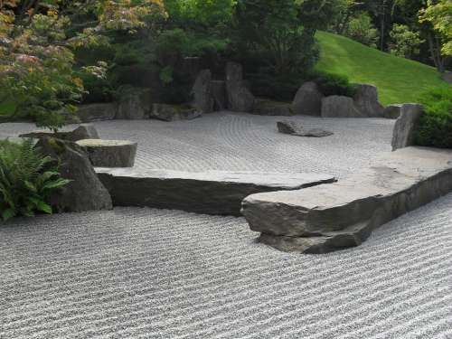Japanese Garden Berlin Harken Stone