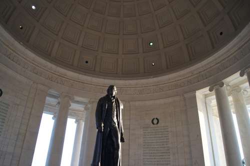 Jefferson Jefferson Monument Washington Dc Usa