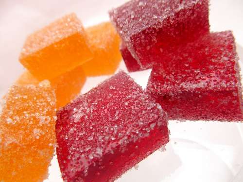 Jelly Dessert Sweet Food Fruit Crystal Sugar