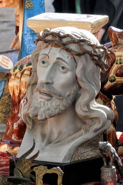 Jesus Christ Flea Market Bust Spain