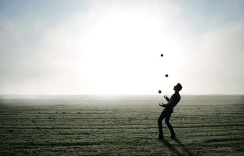 Juggler Trick Magician Magic Juggle Balance