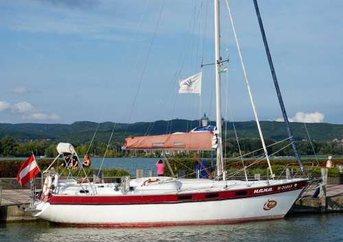 Keszthely Lake Balaton Zala Ship Sailing Lake