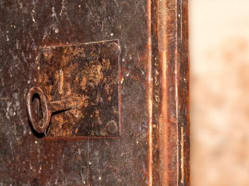 Key Door Open Old Vintage Abandoned Lock
