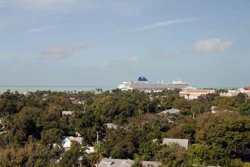 Key West Cruise Ship Port Transportation Vessel