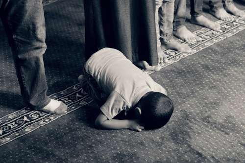 Kid Praying Muslim Islam Faith Religious Prayer