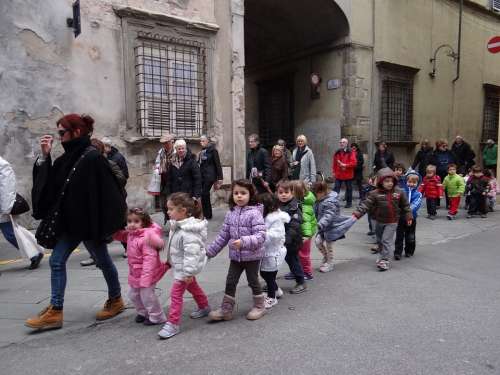 Kindergarten Children Walk More
