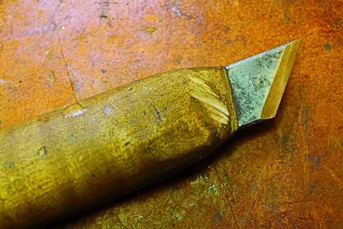 Knife Carve Tool Carving Wood Metal Blade Steel