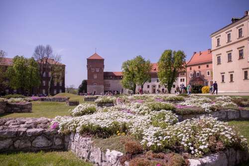 Krakow Wawel Castle Poland Wawel Castle Old