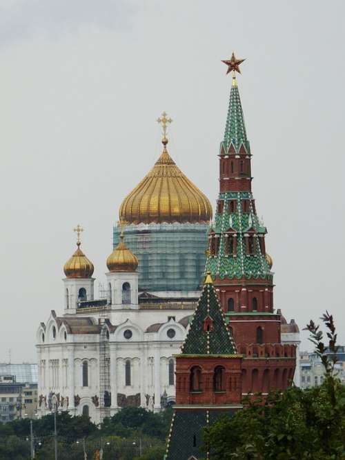 Kremlin Moscow Russia Capital Historically