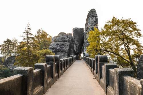 Kurort Rathen Germany Rock Bridge