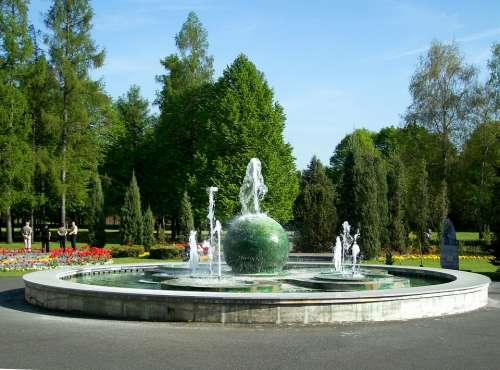 Kurpark Park Piestany Slovakia