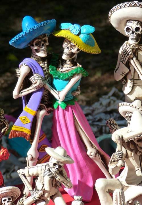 La Catrina Skeletons Mexico Culture Skull