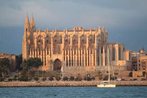 La Seu Cathedral Of Saint Mary Mallorca Palma Spain