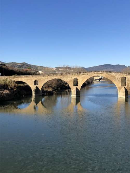 Landscape Bridge Arq Architecture River Historical