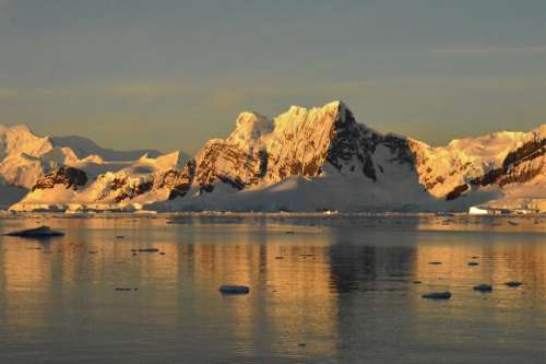 Landscape Antarctica Bay Paradise Face Solar Light