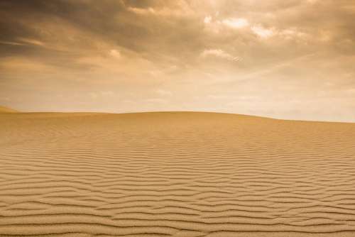 Landscape Desert Nature Sand Pattern Ripples